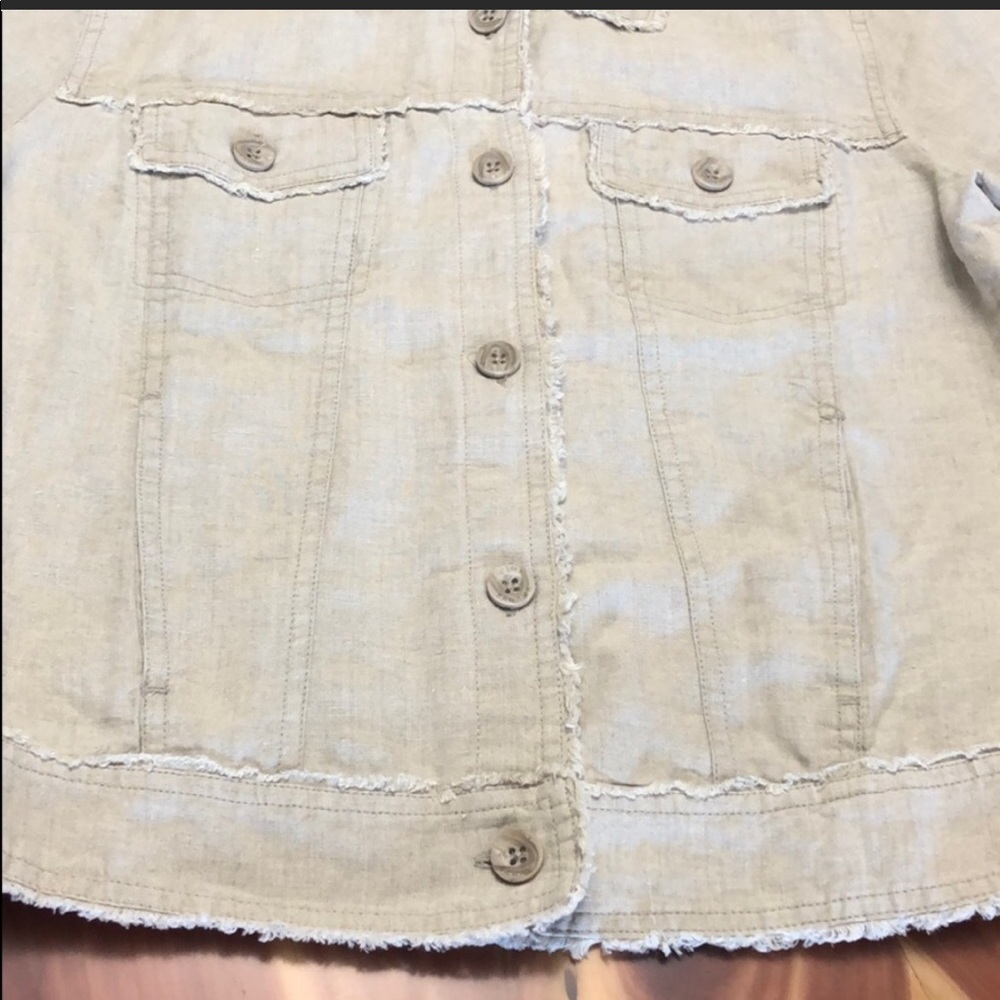 Tommy Bahama Two Palms Linen Raw-Edge Jacket - Picture 11 of 16